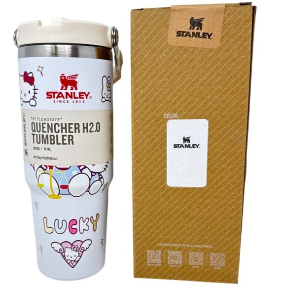 Stanley Hello Kitty Quencher H2.0 Tumbler 30oz Vacuum Insulated - Picture 1 of 5